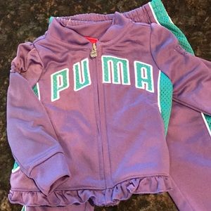 PUMA 12 month girls track suit